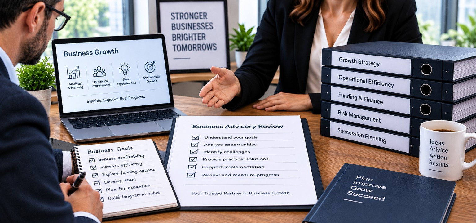 Business advisory services in Burton-on-Trent